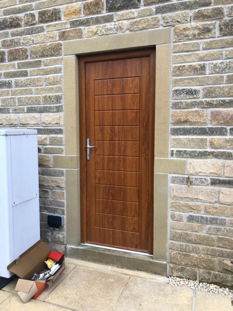 Golden oak UPVC exterior door in Moortown, West Yorkshire Gumtree