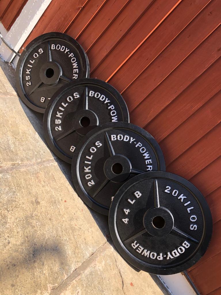 Olympic Weights Plates 2x25kg 2x20kg. •Can Deliver• in Great Barr, West Midlands Gumtree