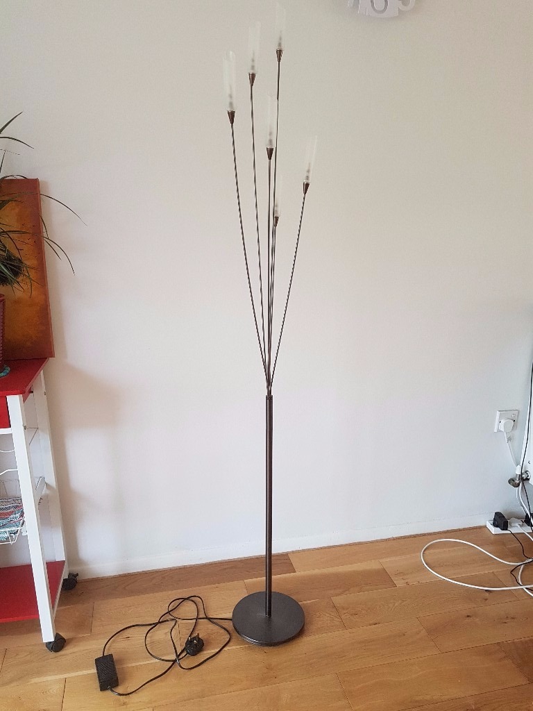 Argos Home Hyatt 6 Light Floor Lamp Antique Brass in Haywards Heath