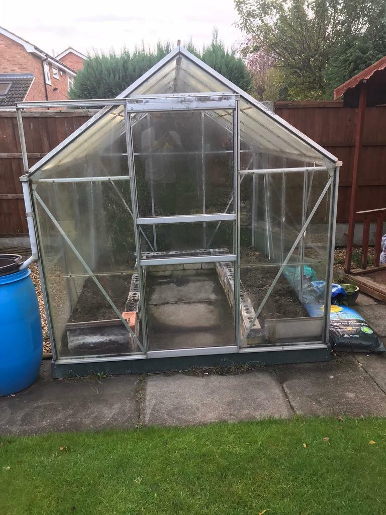 Glass Greenhouse 6ft x 8ft. in Nottingham, Nottinghamshire Gumtree