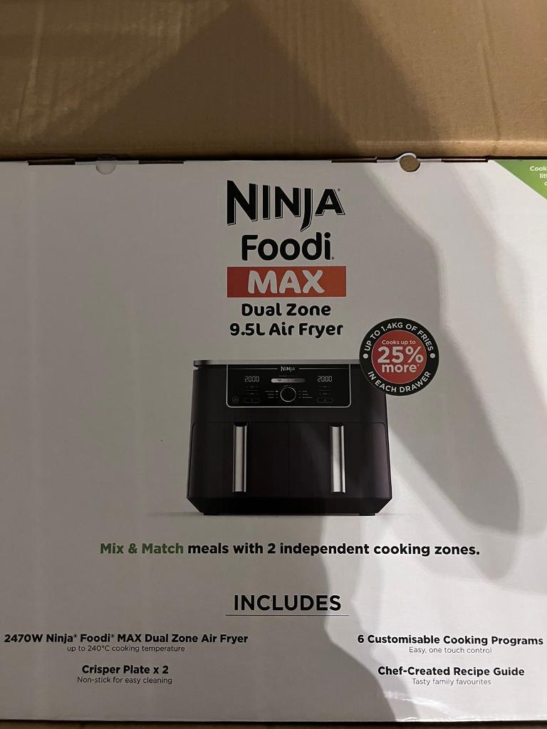 Ninja Foodi MAX AF400UK Dual Zone Air Fryer 9.5L in Church Village