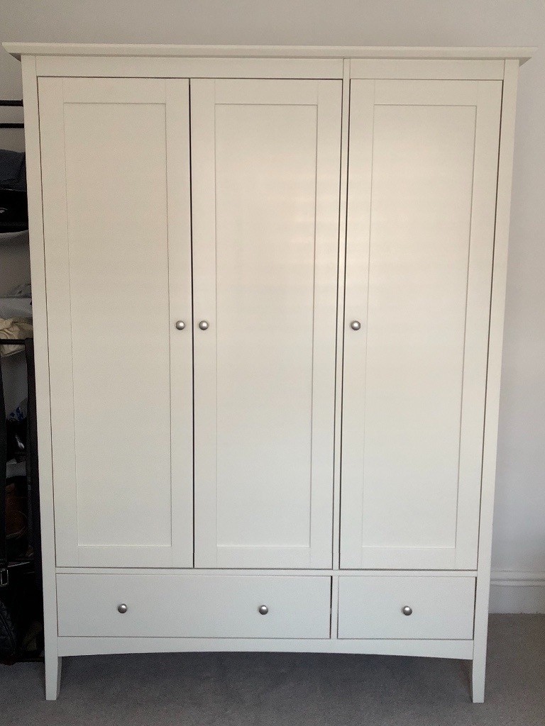Marks And Spencers Hastings Ivory Triple Wardrobe In Allerton