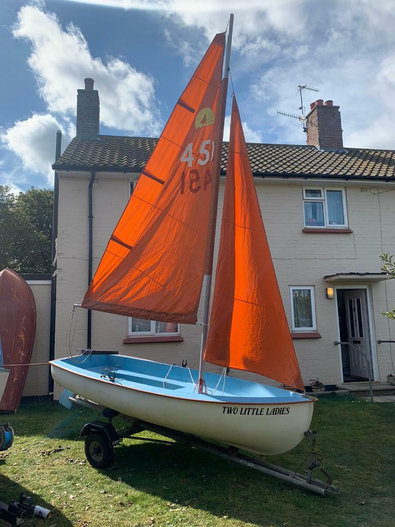 Sailing dinghy tender boat 12 foot in WellsnexttheSea, Norfolk