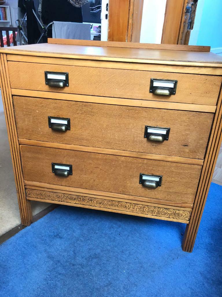 Small Oak Chest Of Drawers In Leith Edinburgh Gumtree