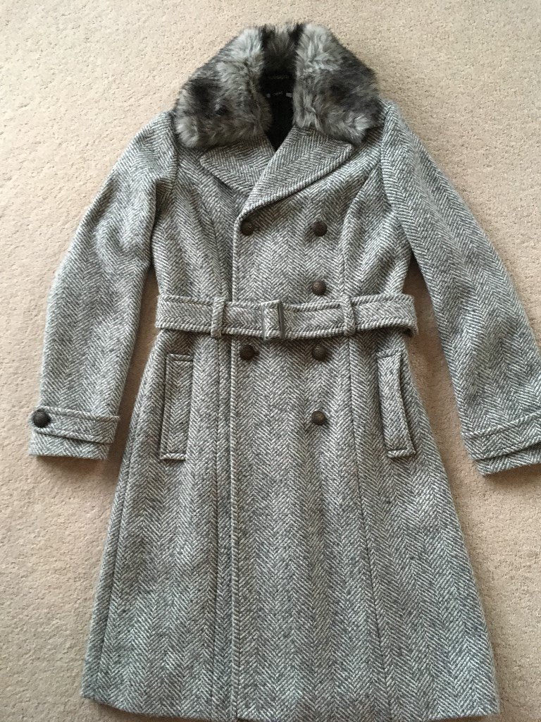 Next Ladies Elegant Winter Coat Size 12 Excellent Condition in