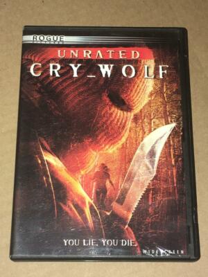 Cry_Wolf (DVD, 2005, Full Frame - Unrated) Rogue Pictures You Lie, You Die