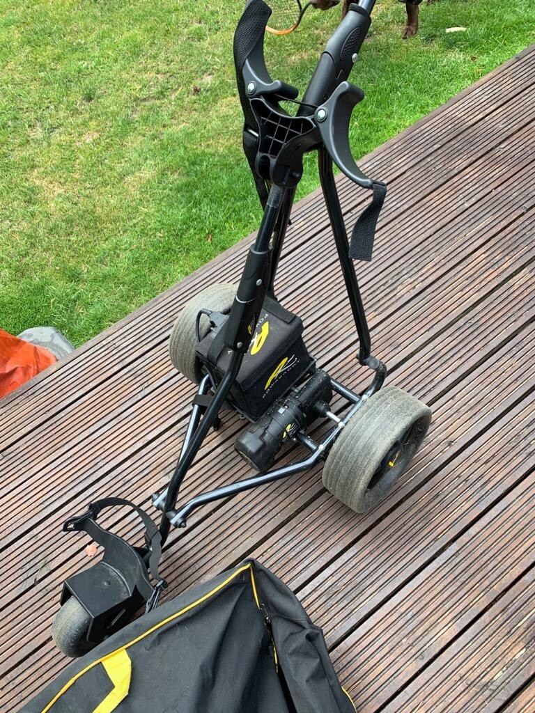 Power Caddy Golf trolley with battery, charger and bag in Ringwood