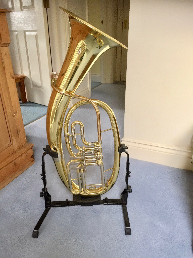 Bb Curved Baritone Horn (German Tenor Horn) in pristine condition