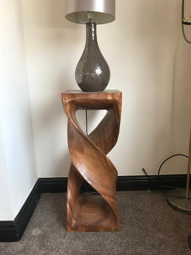 Twisted Wood Accent Lamp Side Table in SuttoninAshfield, Nottinghamshire Gumtree