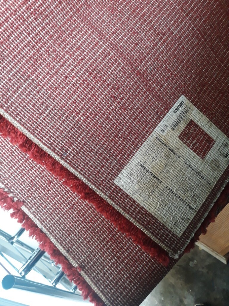 Large red IKEA rug in Holyrood, Edinburgh Gumtree