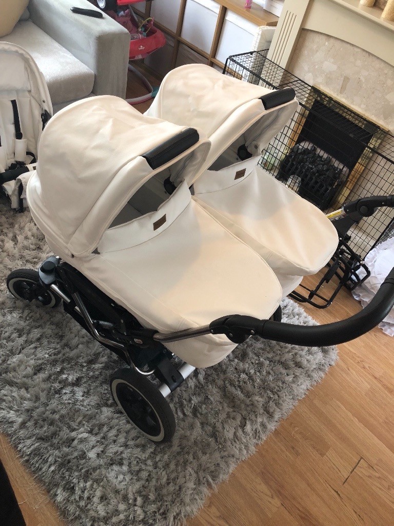 Immaculate Double pram twin pram EMMALJUNGA DOUBLE VIKING 735 in