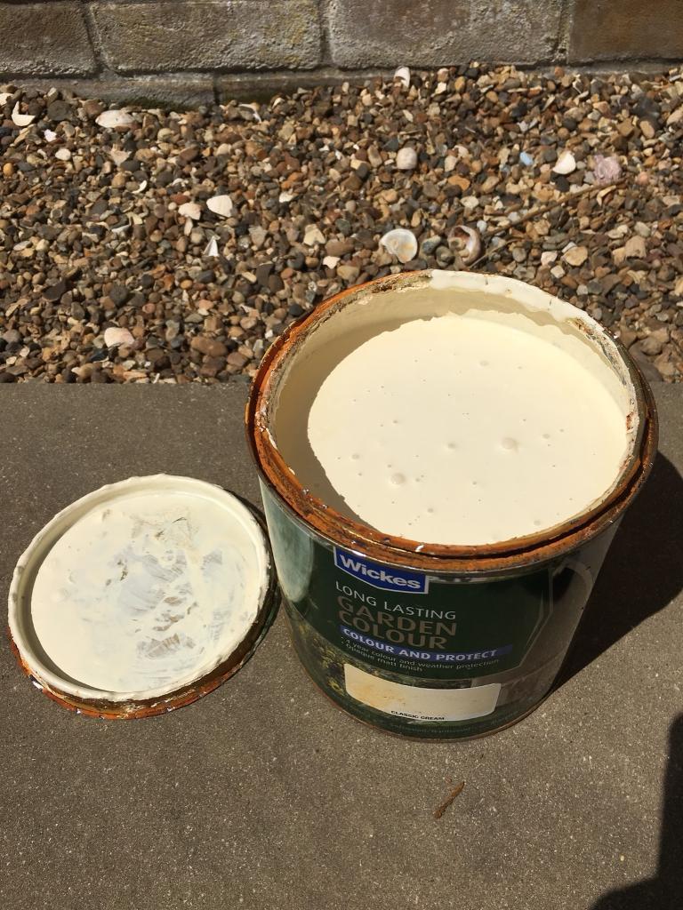Wickes classic cream garden paint in Ipswich, Suffolk Gumtree