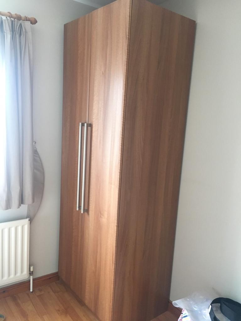 Walnut Brown Large Free Standing Wardrobe From Starplan In