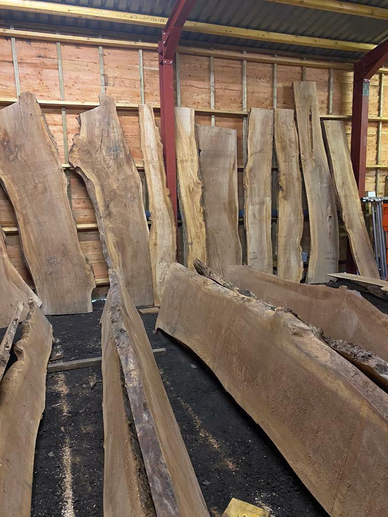 Waney Edge Elm Slabs Timber Slab Bar Top Table Top Counter