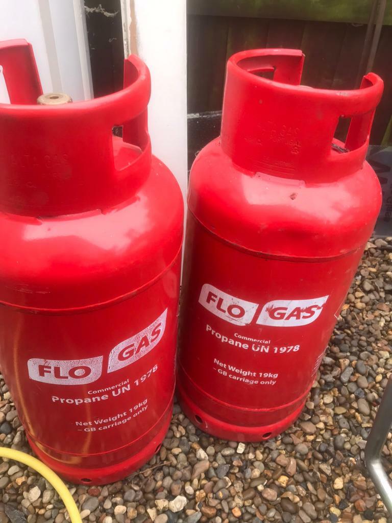 Empty 19kg propane gas cylinder bottle flogas calor in Norwich