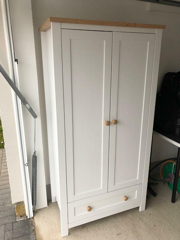 Mothercare lulworth wardrobe white baby toddler in East Kilbride