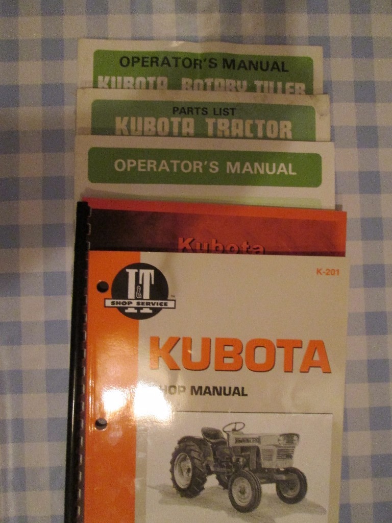 Kubota Shop Manual K 201
