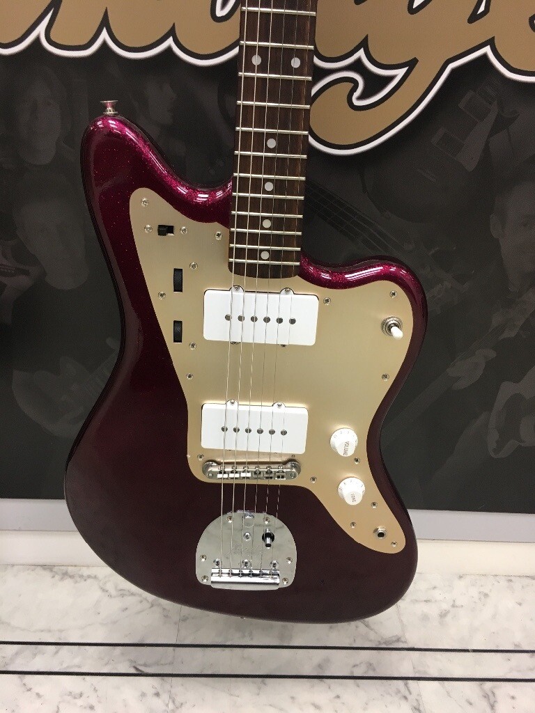 J Mascis signature CIJ Fender Jazzmaster purple sparkle upgraded