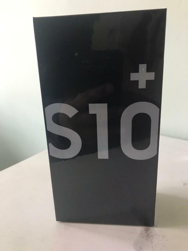 Samsung S10 Plus 128gb Sealed Box Prism White Unlocked In