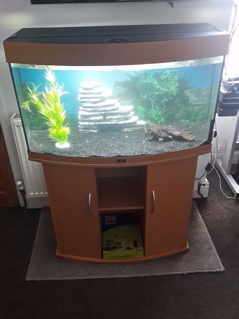 Juwel Vision 180 Bowfront Curved Fish Tank Aquarium + Stand Complete