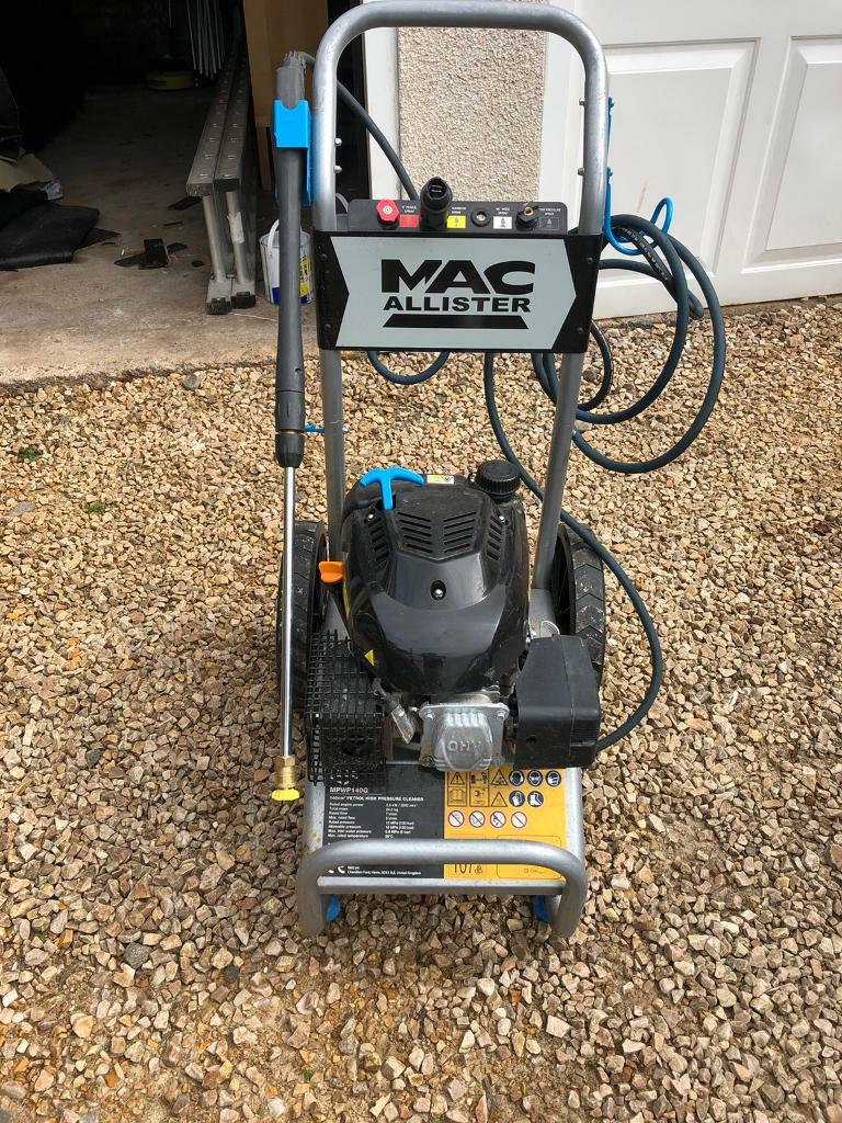 MacAllister Petrol Power Washer with new hose and lance in Dunblane