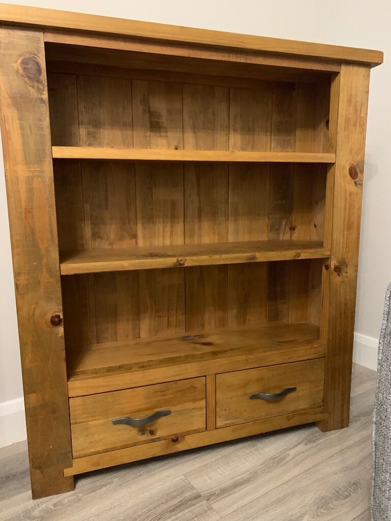 Rustic solid oak bookcase in Ballymena, County Antrim Gumtree