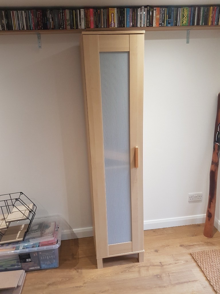 Ikea tall wardrobe with shelves beech in Horley, Surrey Gumtree