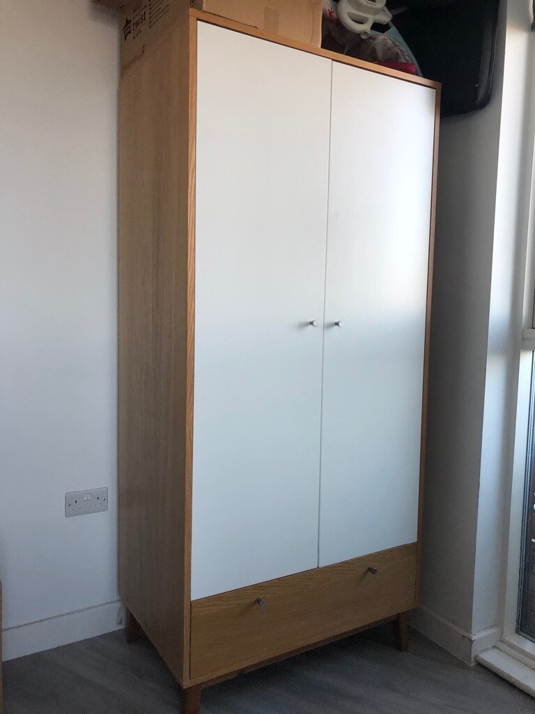 Habitat Wardrobe 60 Oak And White In London Gumtree