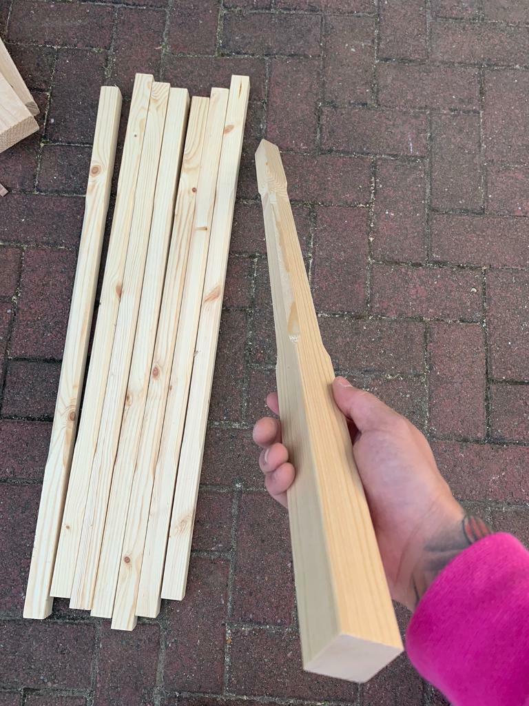 Pine chamfered spindles in Uphall, West Lothian Gumtree