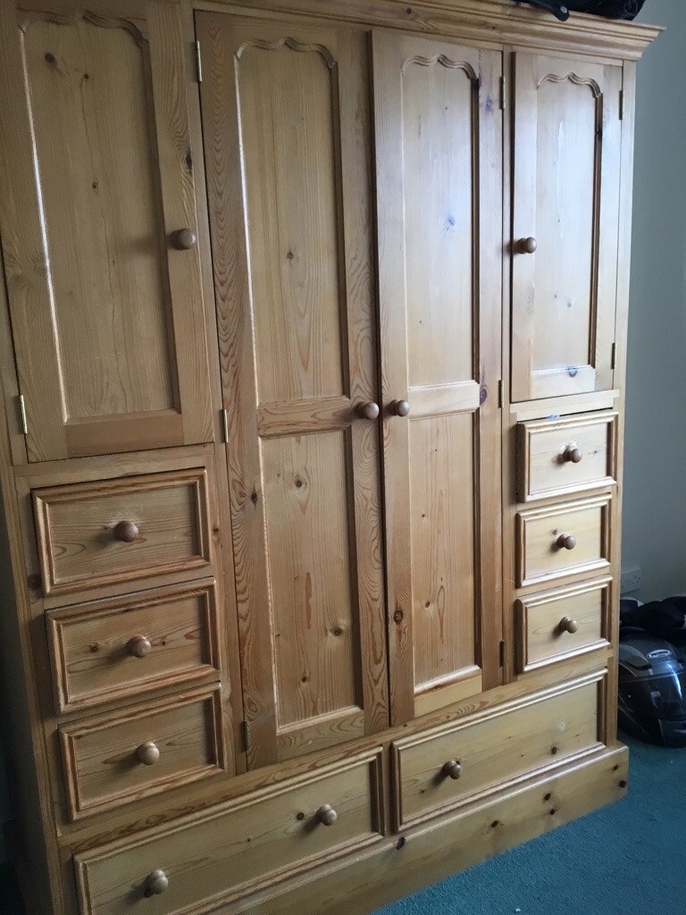 double wardrobe with drawers in Leeds, West Yorkshire Gumtree