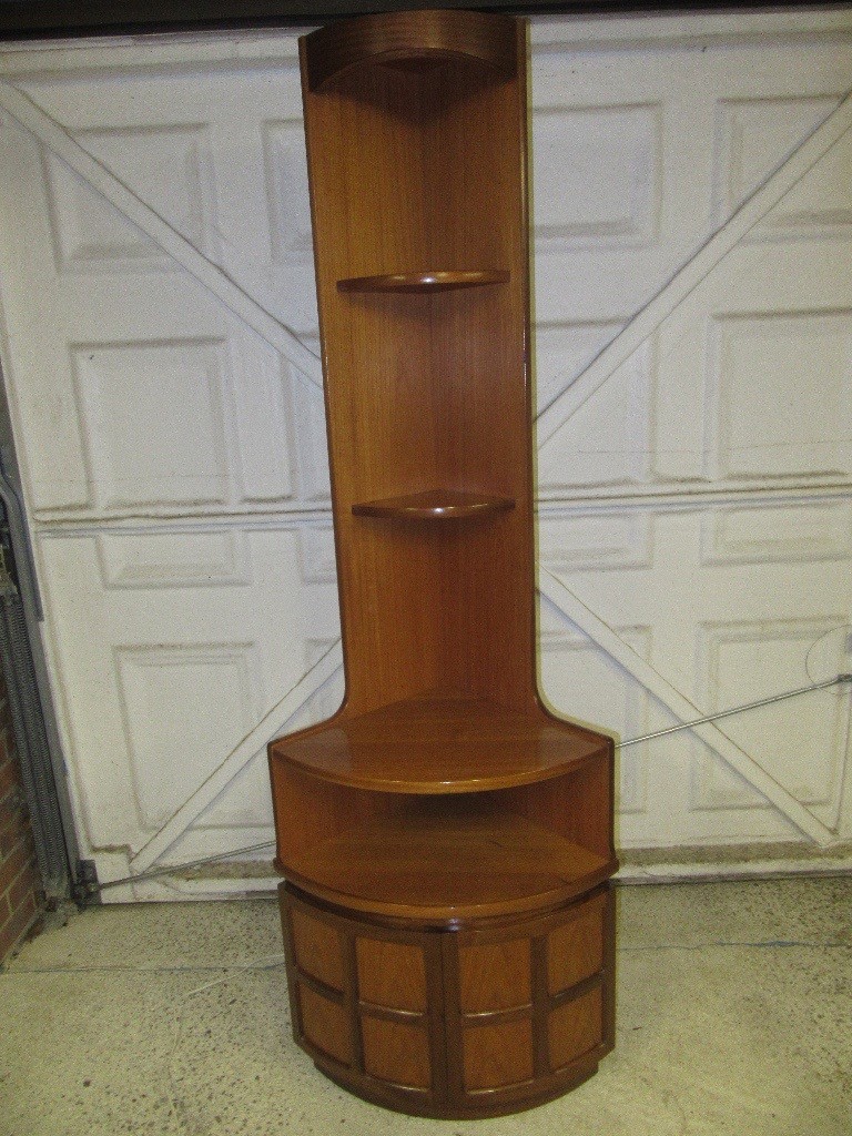 Two Corner Display Cabinets By Nathan In Fordingbridge