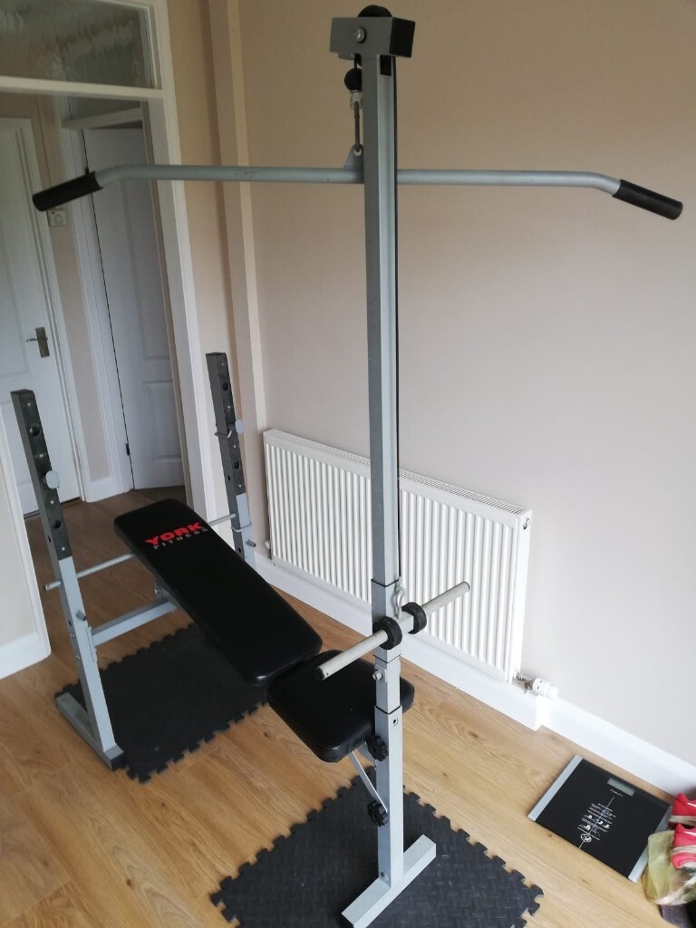 York Weight Bench With Attachments In Tewkesbury
