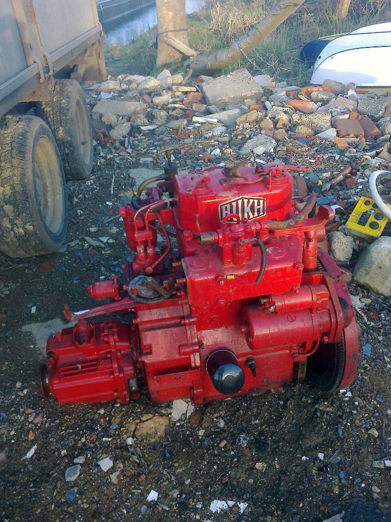Boat engine for sale. Bukh DV 20 2 cyl. diesel engine. C/w 2.51