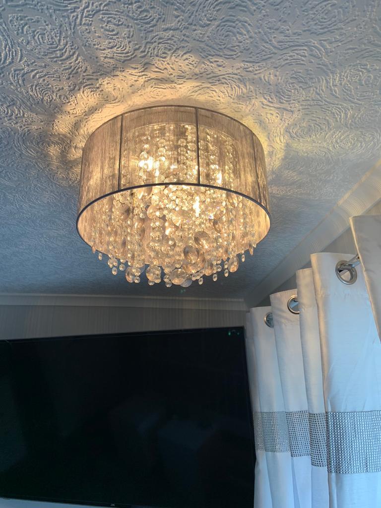 Next ceiling light and matching bedside lamps x2 in Manchester Gumtree