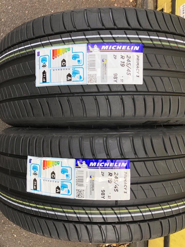 2x 245/45 R19 Michelin Primacy 3 runflat 98Y brand-new | in Sandwell ...