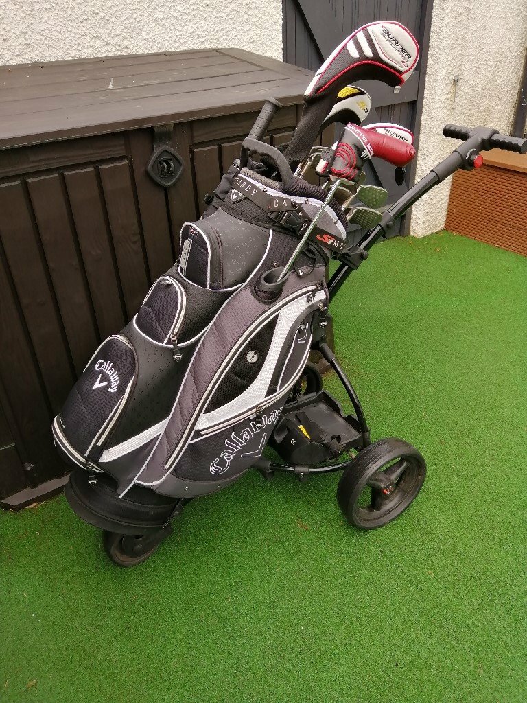 Ping golf clubs full set & electric cart in Kilmarnock, East Ayrshire