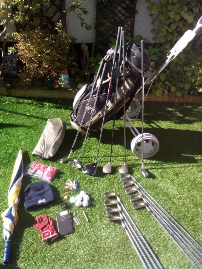 FULL SET MEN'S QUALITY GOLF CLUBS inc. Titleist Ram Mitsushiba