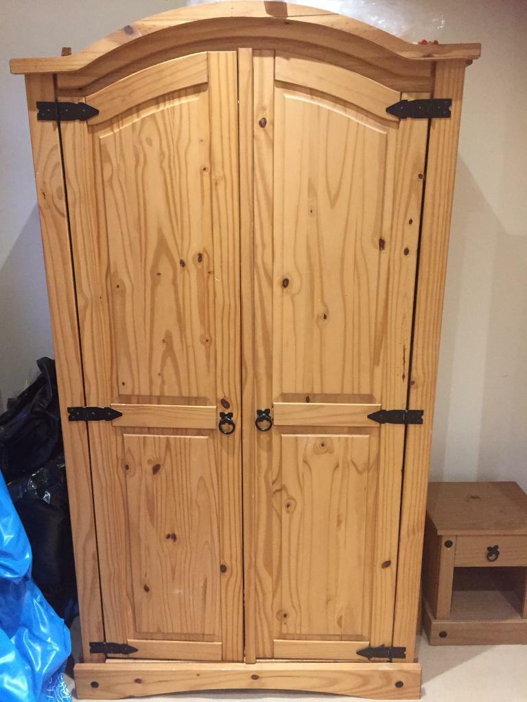 Mexican pine wardrobe in Taunton, Somerset Gumtree