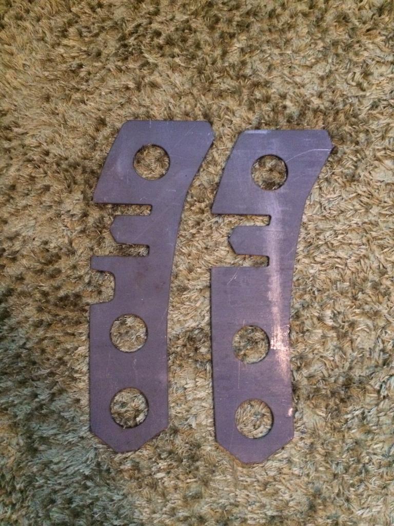 Nissan Navara chassis strengthening plates in Blidworth