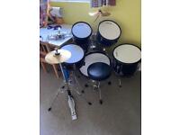 Mirage 7 piece drum kit for children 