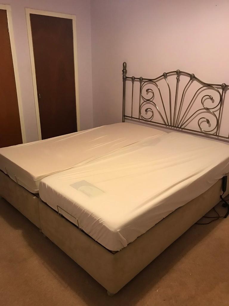 Super King Electric Adjustable Mobility Bed in