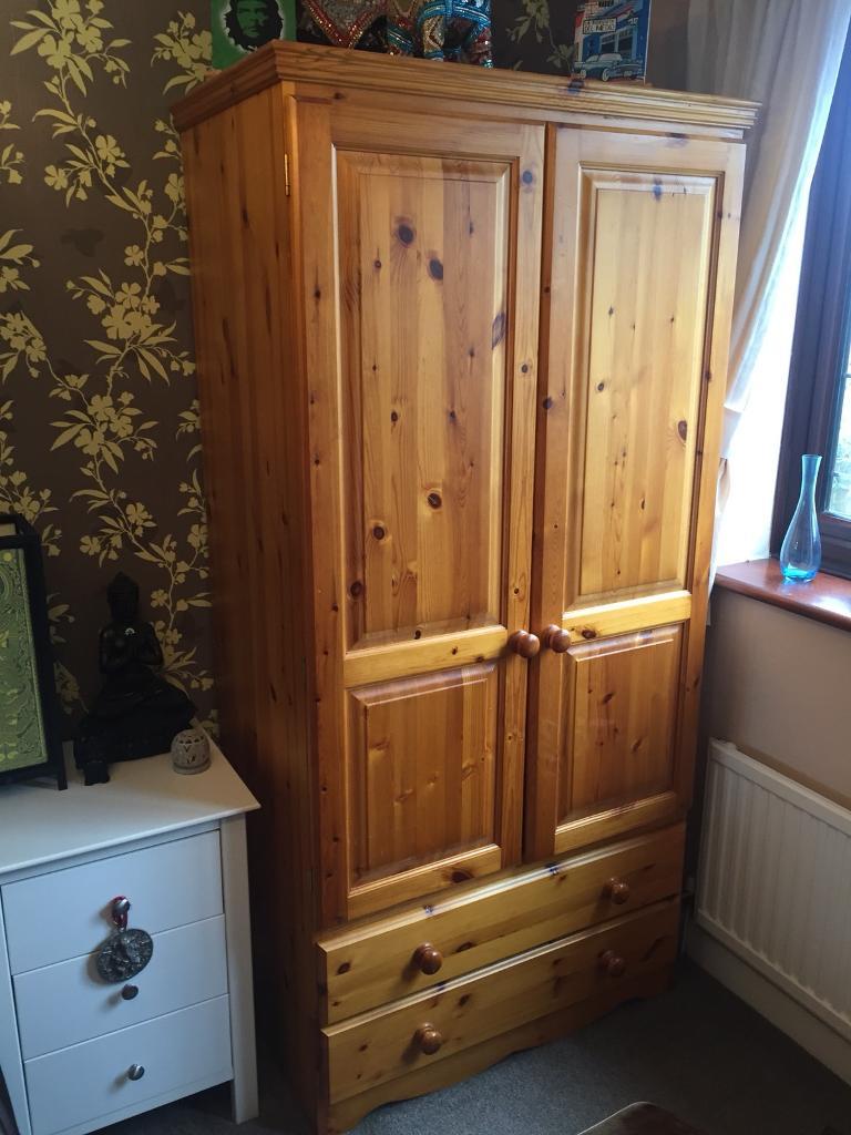 Solid wood wardrobe in Wareham, Dorset Gumtree