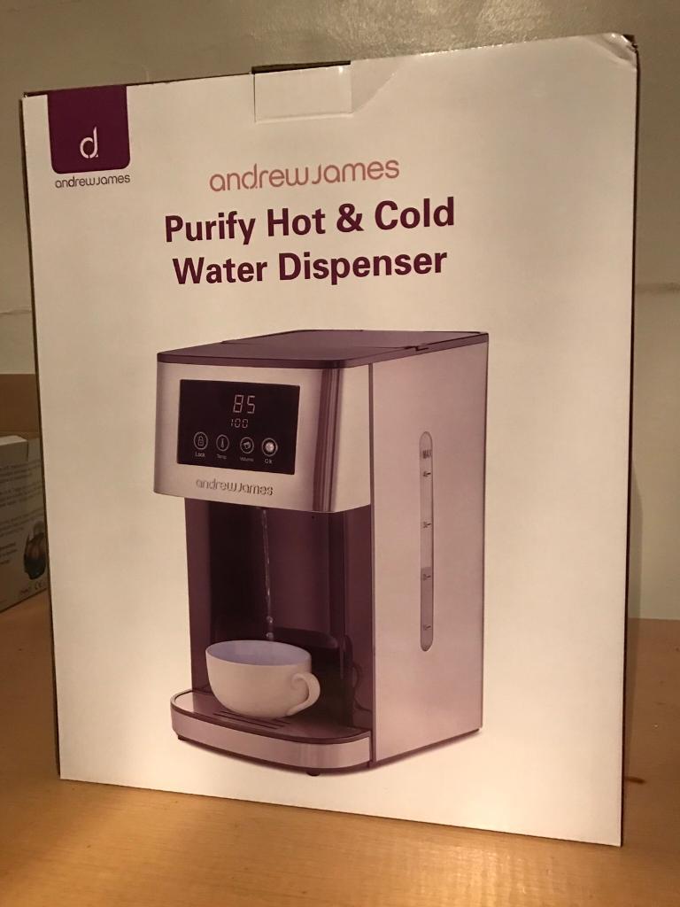 "Andrew James" Purify 4 Litre Hot & cold Water Dispenser with Filter