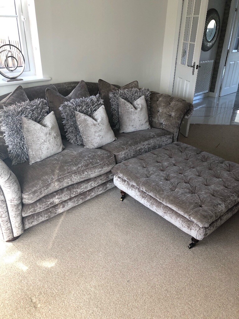 Loch Leven (DFS) 4 seater sofa, 3 seater sofa & footstool (mink) in