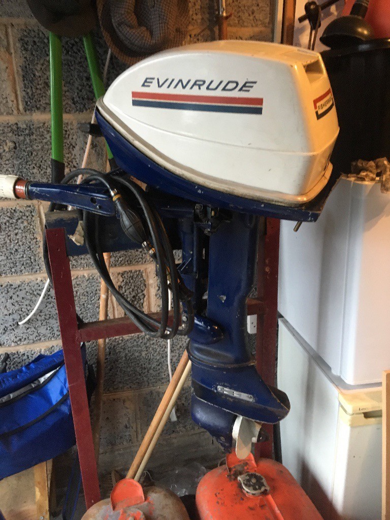 Evinrude 6HP Fisherman Outboard. Short Shaft. Classic early/mid 70