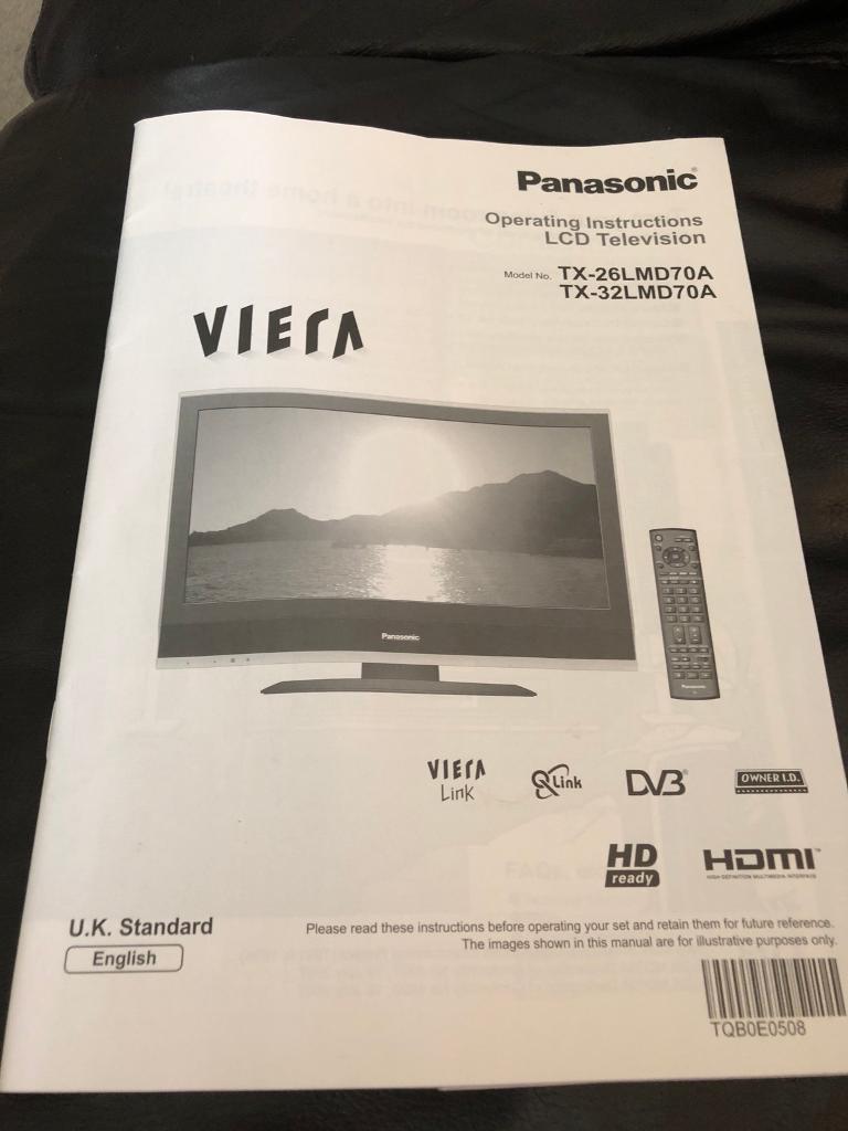 32”Panasonic Viera TV