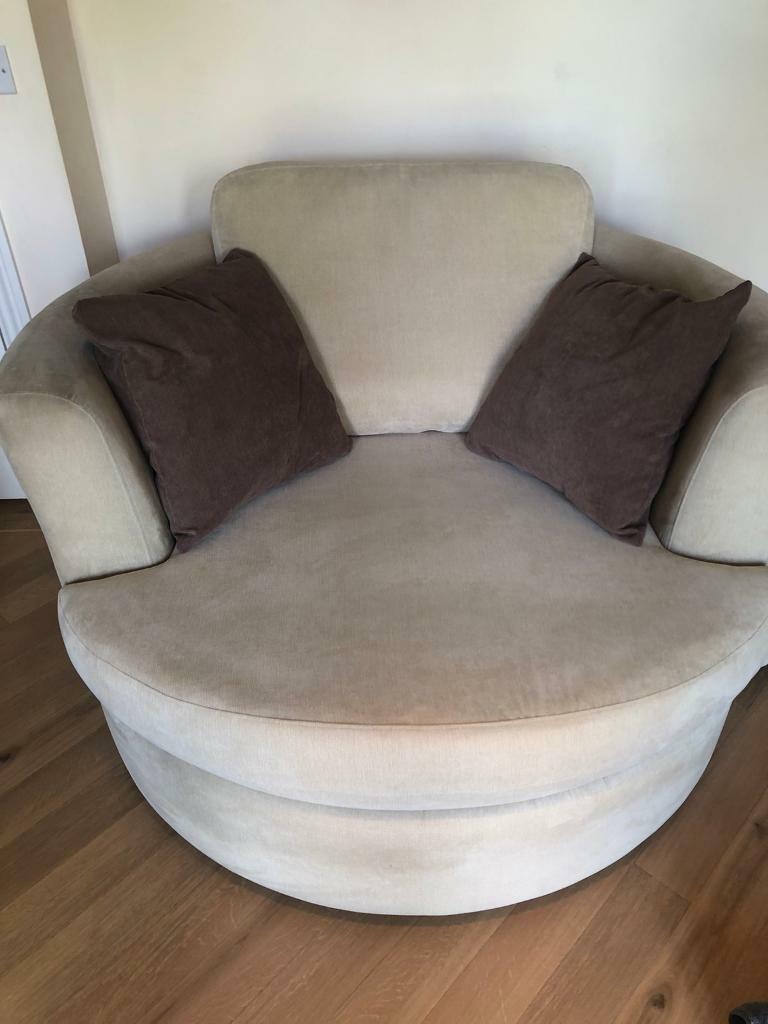 Cuddle/Swivel Chair & Footstool in Inverness, Highland Gumtree