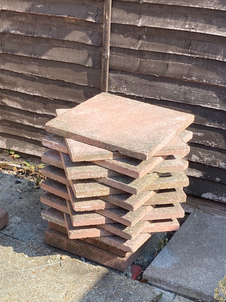 Red Paving Slabs 450 X 450 30 mm in Richmond, London Gumtree