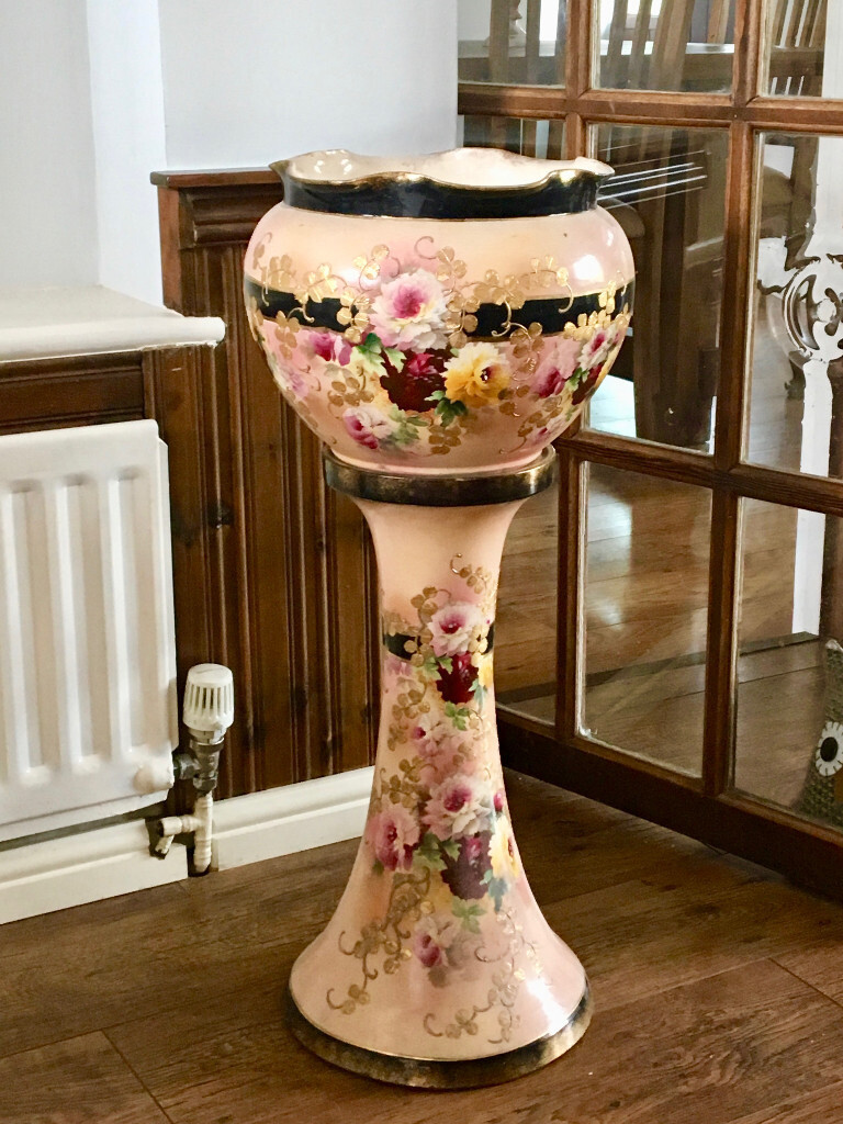 Victorian/Edwardian Ornate/Floral Jardiniere Plant Stand Pedestal Column in Sutton, London