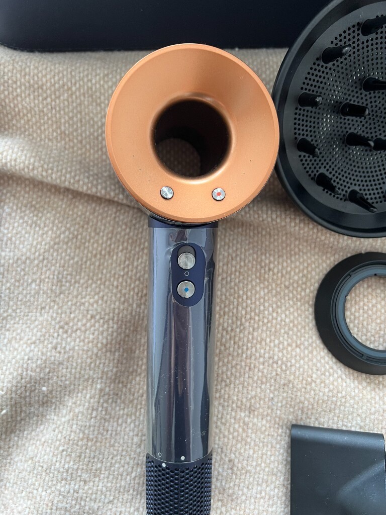 Dyson Supersonic Hair Dryer Limited Edition in Prussian Blue & Copper with Case in Hackney